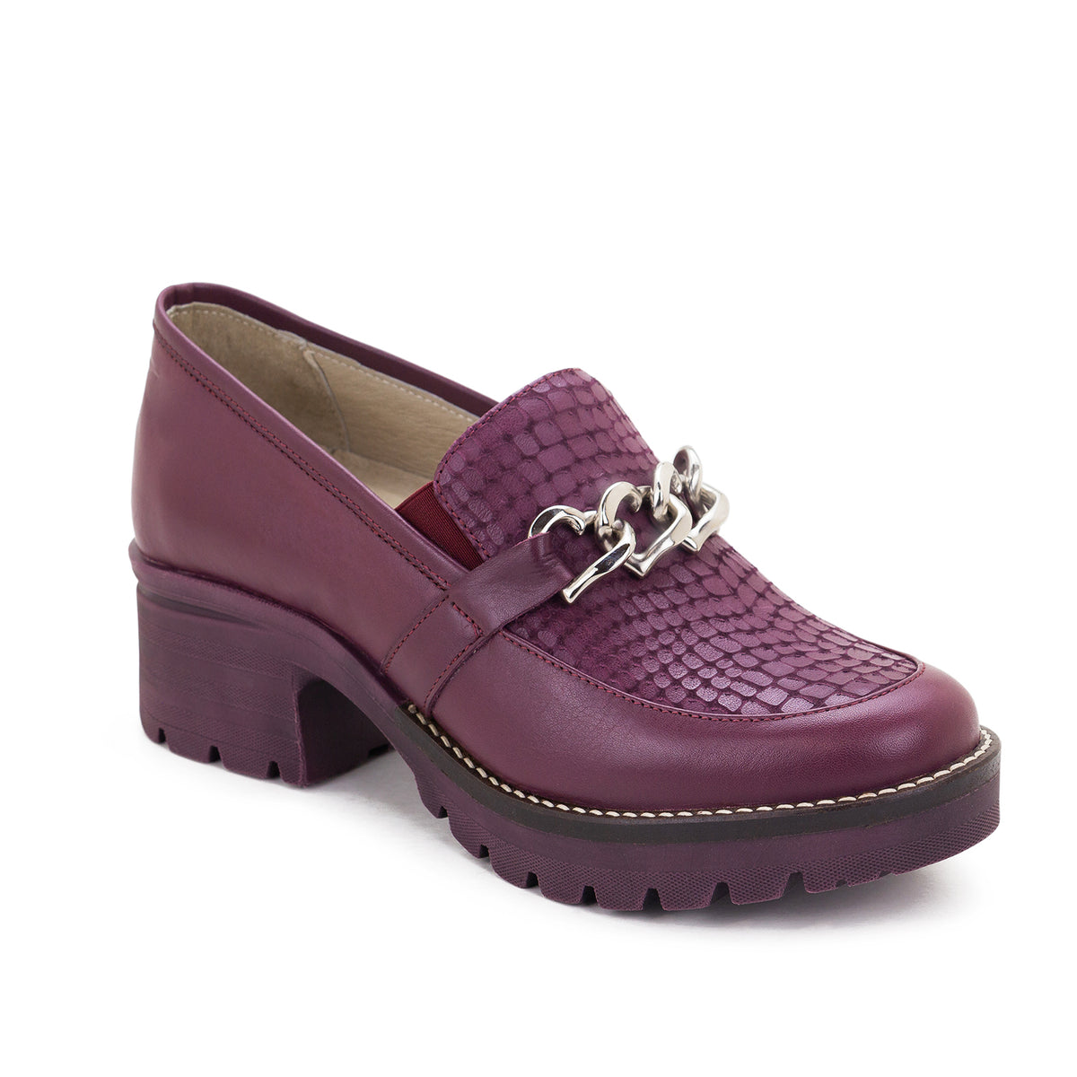 Kella Leather Platform Loafers
