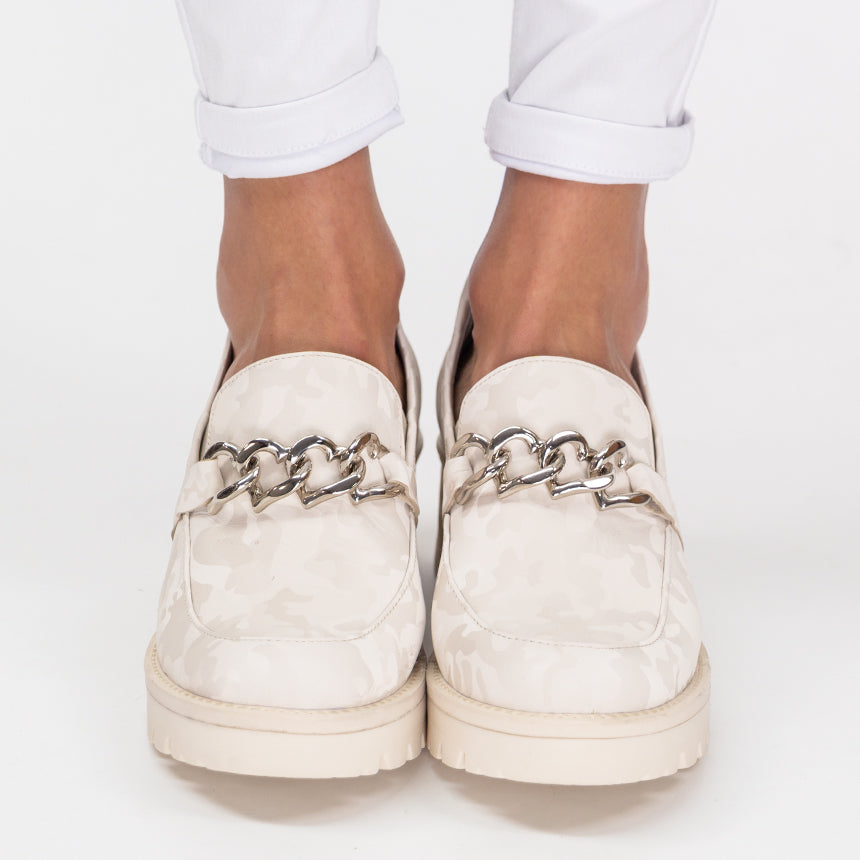 Kella Leather Platform Loafers