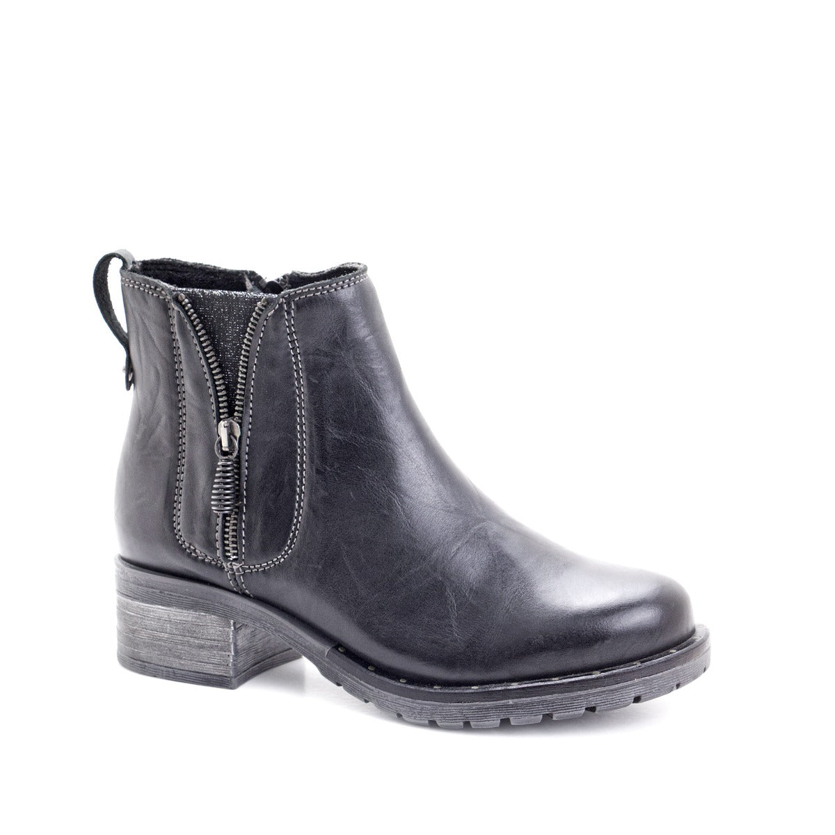 Kelyn Scrunched Leather Bootie