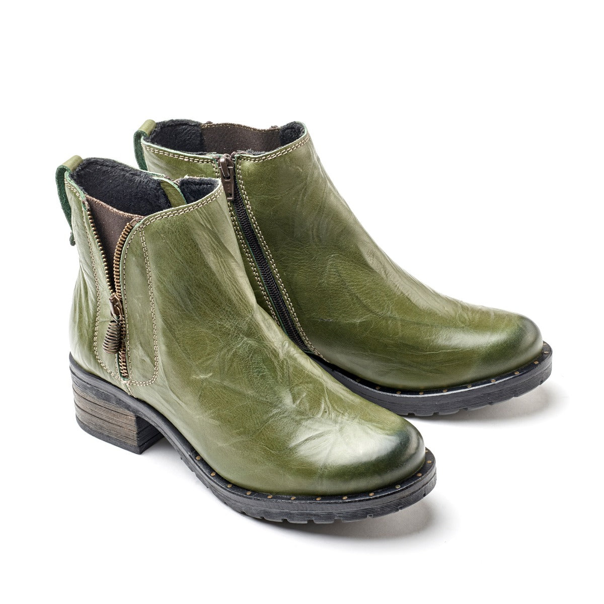 Kelyn Scrunched Leather Bootie