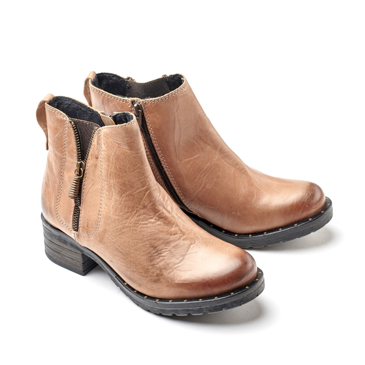 Kelyn Scrunched Leather Bootie