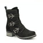 Klara High Ankle Nubuck Leather Boot