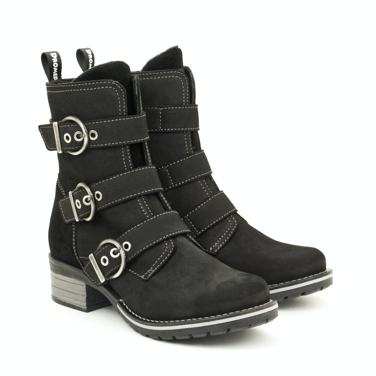 Klara High Ankle Nubuck Leather Boot