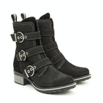 Klara High Ankle Nubuck Leather Boot