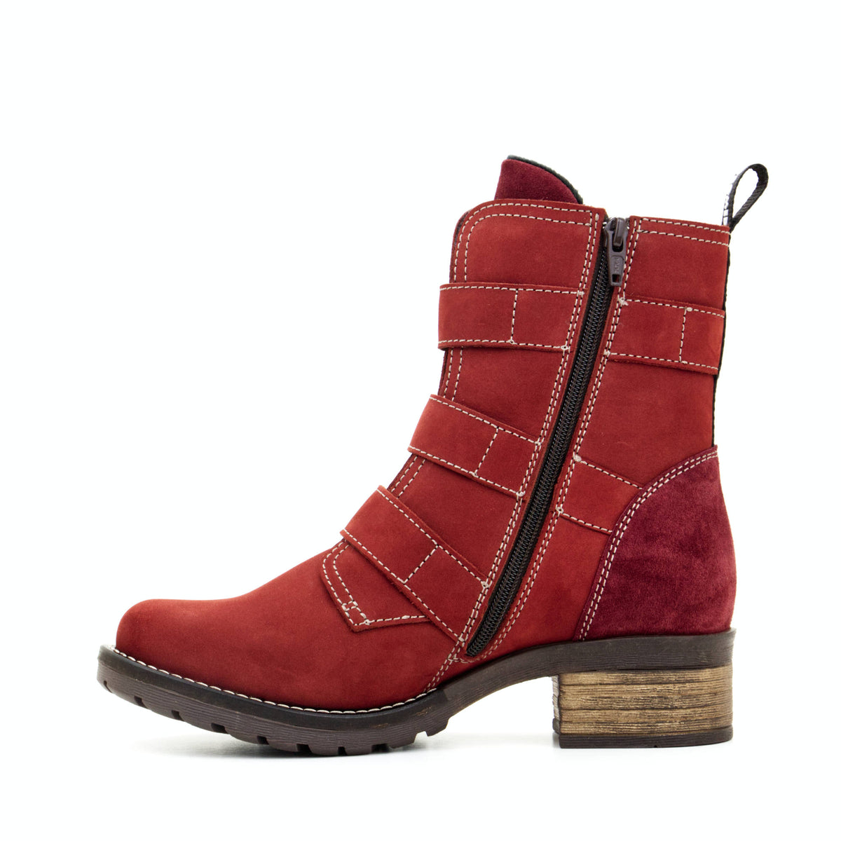 Klara High Ankle Nubuck Leather Boot