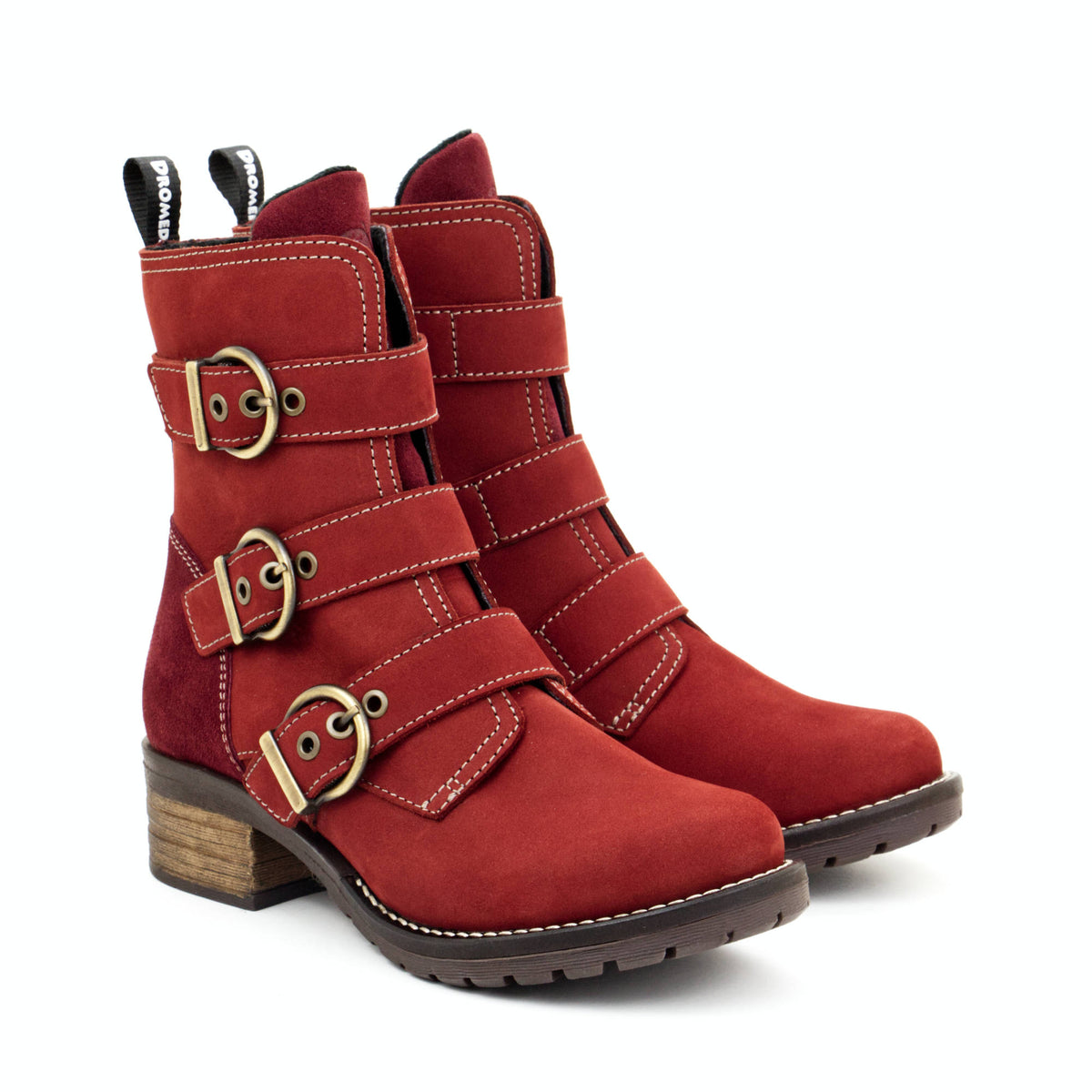 Klara High Ankle Nubuck Leather Boot