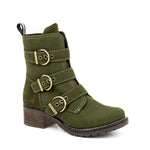 Klara High Ankle Nubuck Leather Boot