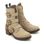 Klara High Ankle Nubuck Leather Boot