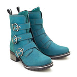 Klara High Ankle Nubuck Leather Boot