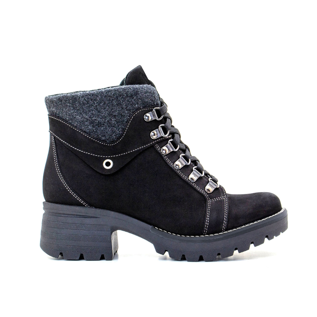 Kodiak Nubuck & Burel Wool Bootie