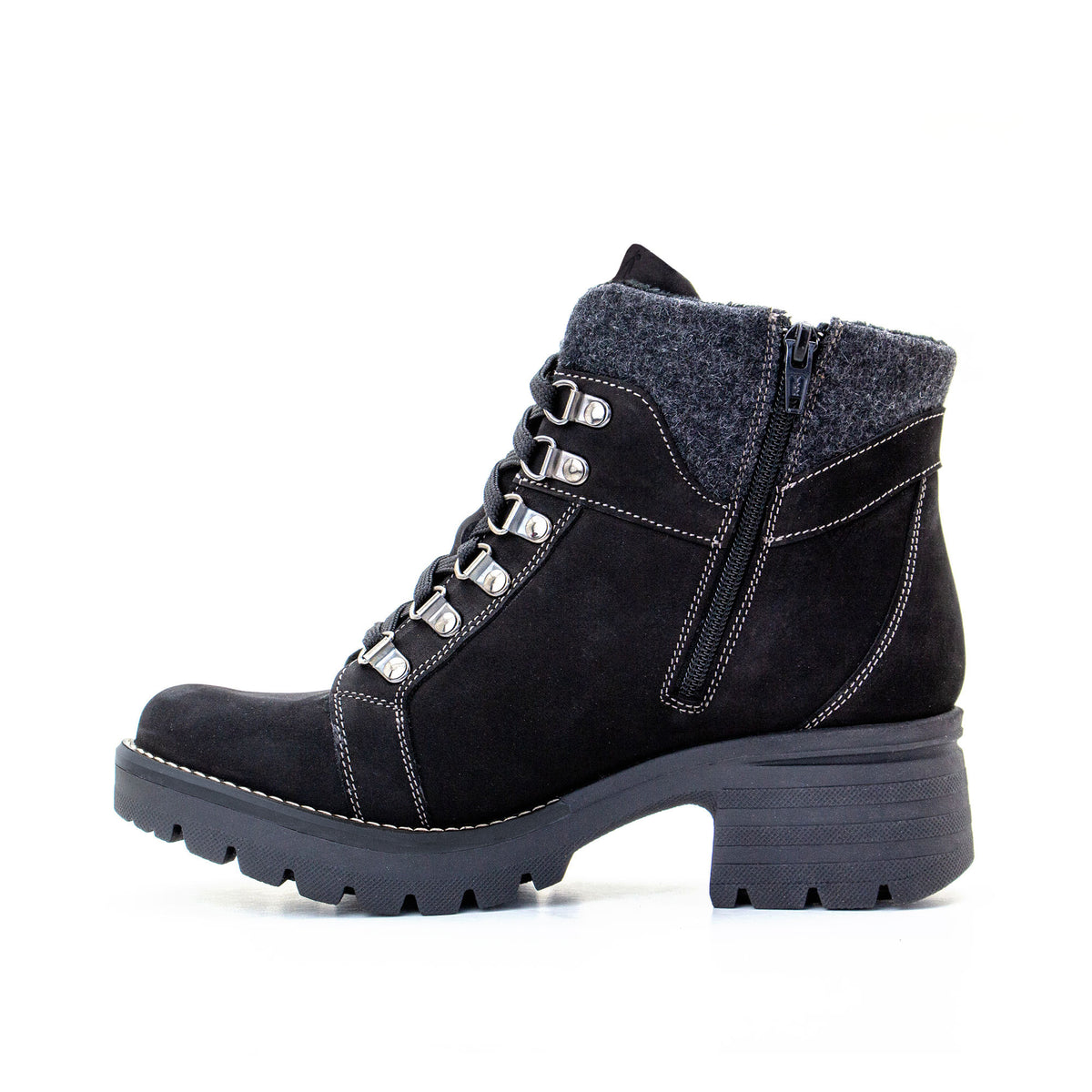 Kodiak Nubuck & Burel Wool Bootie