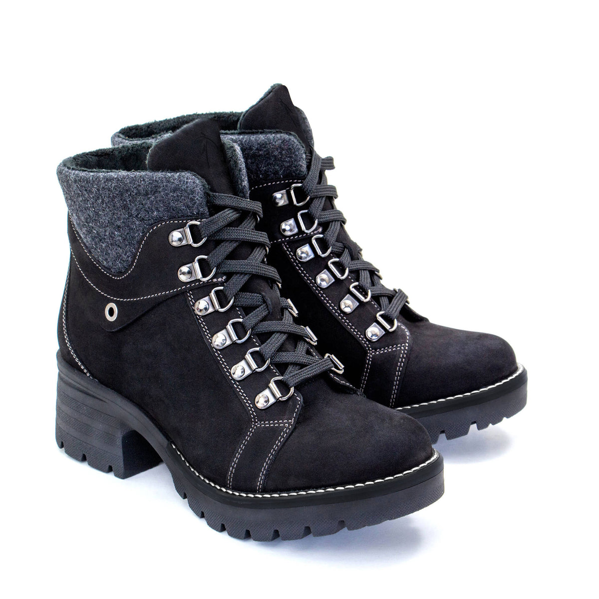 Kodiak Nubuck & Burel Wool Bootie