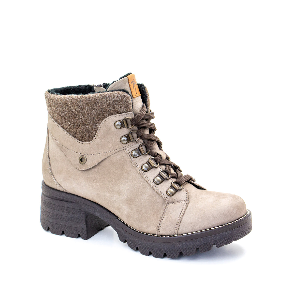 Kodiak Nubuck & Burel Wool Bootie