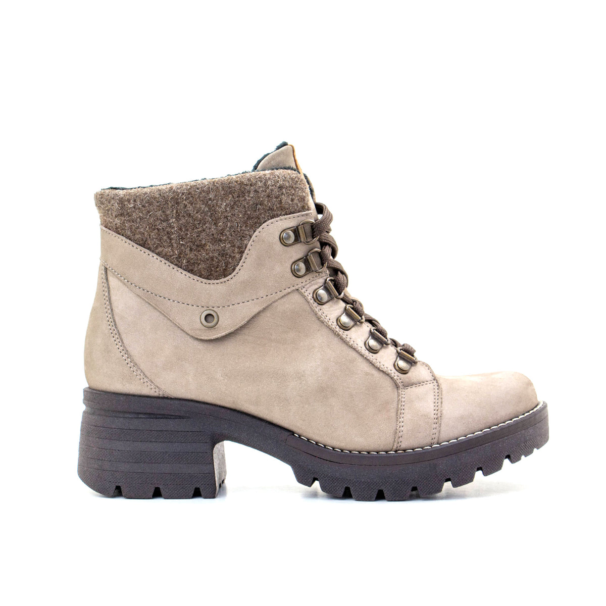 Kodiak Nubuck & Burel Wool Bootie