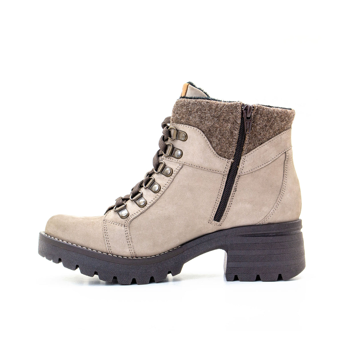 Kodiak Nubuck & Burel Wool Bootie
