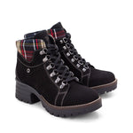 Kodiak Tartan Nubuck Leather Bootie
