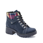 Kodiak Tartan Nubuck Leather Bootie
