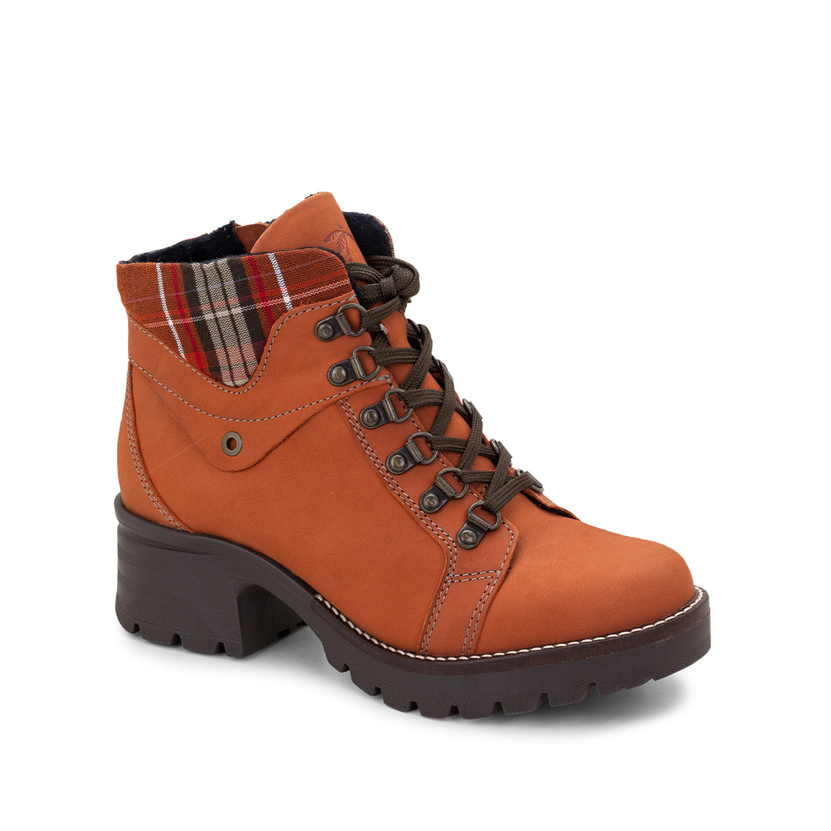 Kodiak Tartan Nubuck Leather Bootie
