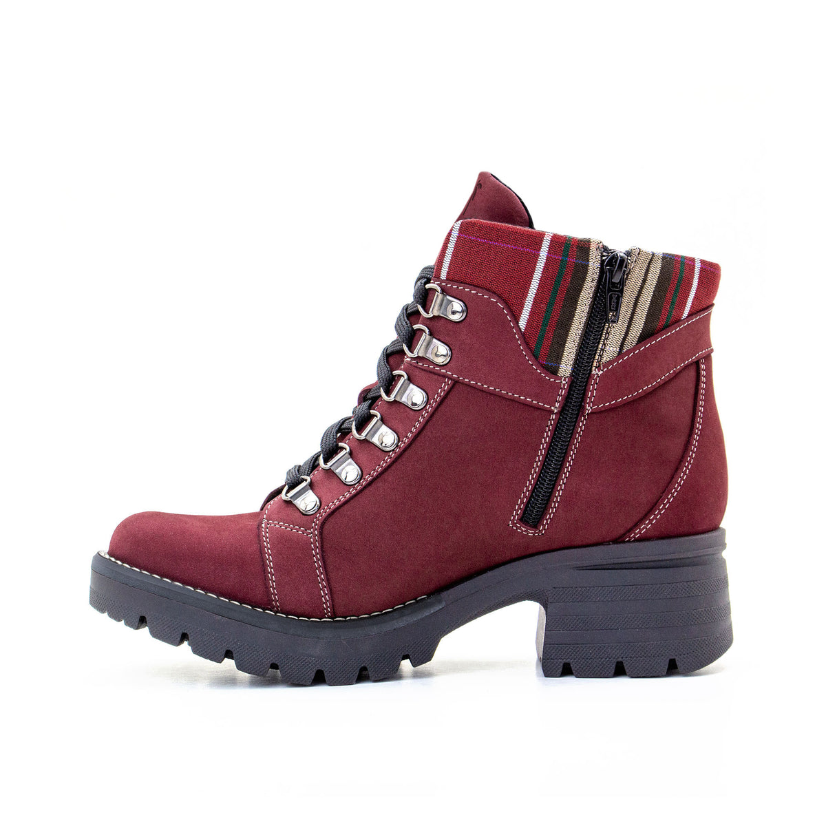 Kodiak Tartan Nubuck Leather Bootie