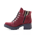 Kodiak Tartan Nubuck Leather Bootie