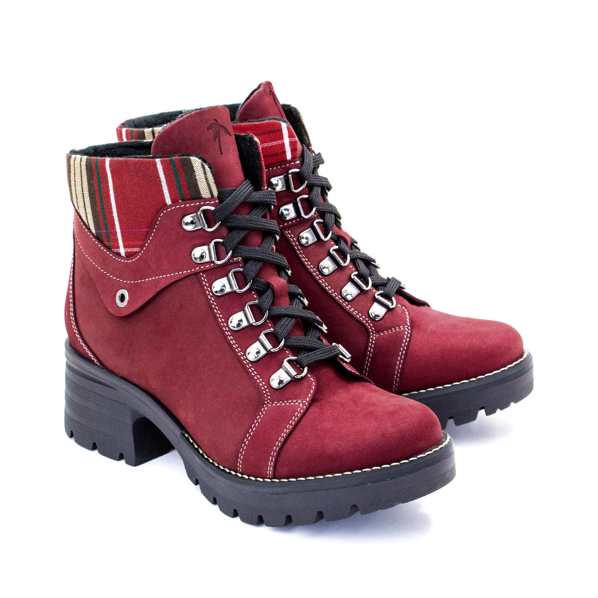 Kodiak Tartan Nubuck Leather Bootie