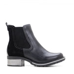 Kourtney Scrunched Leather Chelsea Boot