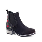 Kourtney Nubuck & Burel Wool Chelsea Boot