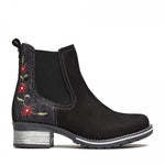 Kourtney Nubuck & Burel Wool Chelsea Boot