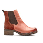 Kourtney Scrunched Leather Chelsea Boot