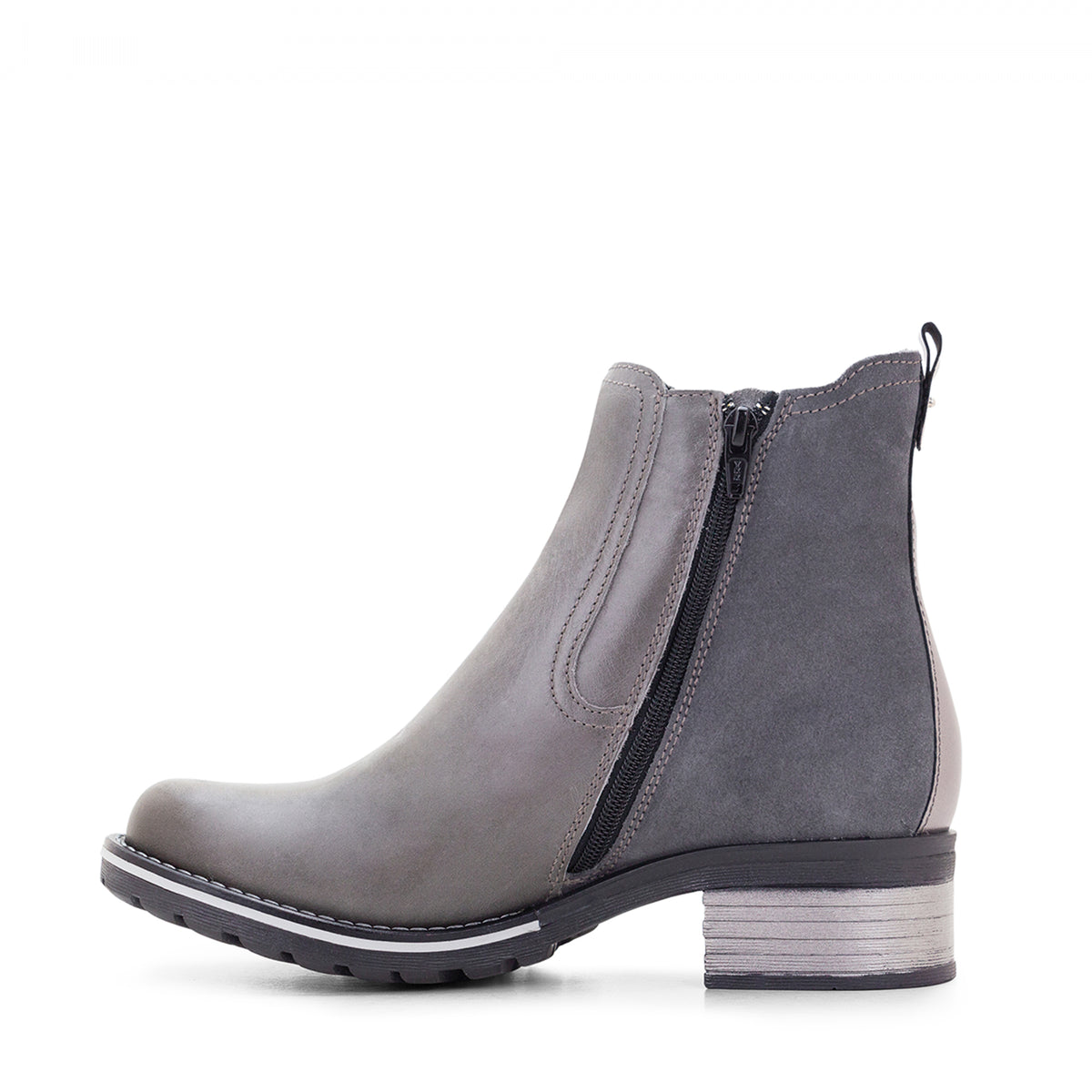 Kourtney Scrunched Leather Chelsea Boot