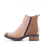 Kourtney Scrunched Leather Chelsea Boot