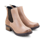 Kourtney Scrunched Leather Chelsea Boot