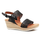 Libby Leather Wedge Sandal