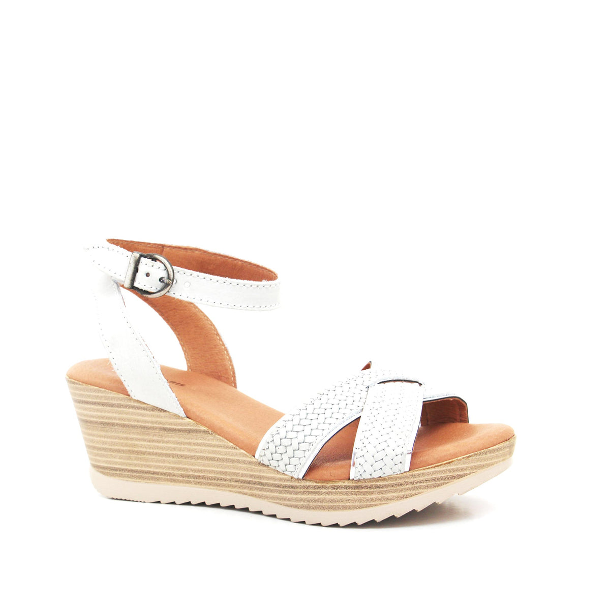 Lucy Leather Wedge Sandal