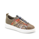Oyster Bay Leather & Canvas Sneaker - Odessa Safari