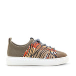 Oyster Bay Leather & Canvas Sneaker - Odessa Safari