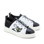 Oyster Bay Leather & Canvas Sneaker - Oki Black Cat