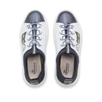 Oyster Bay Leather & Canvas Sneaker - Oki Black Cat