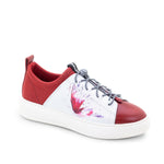 Oyster Bay Leather & Canvas Sneaker - Ophelia Butterfly