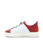 Oyster Bay Leather & Canvas Sneaker - Ophelia Butterfly