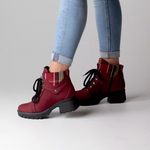 Kodiak Tartan Nubuck Leather Bootie