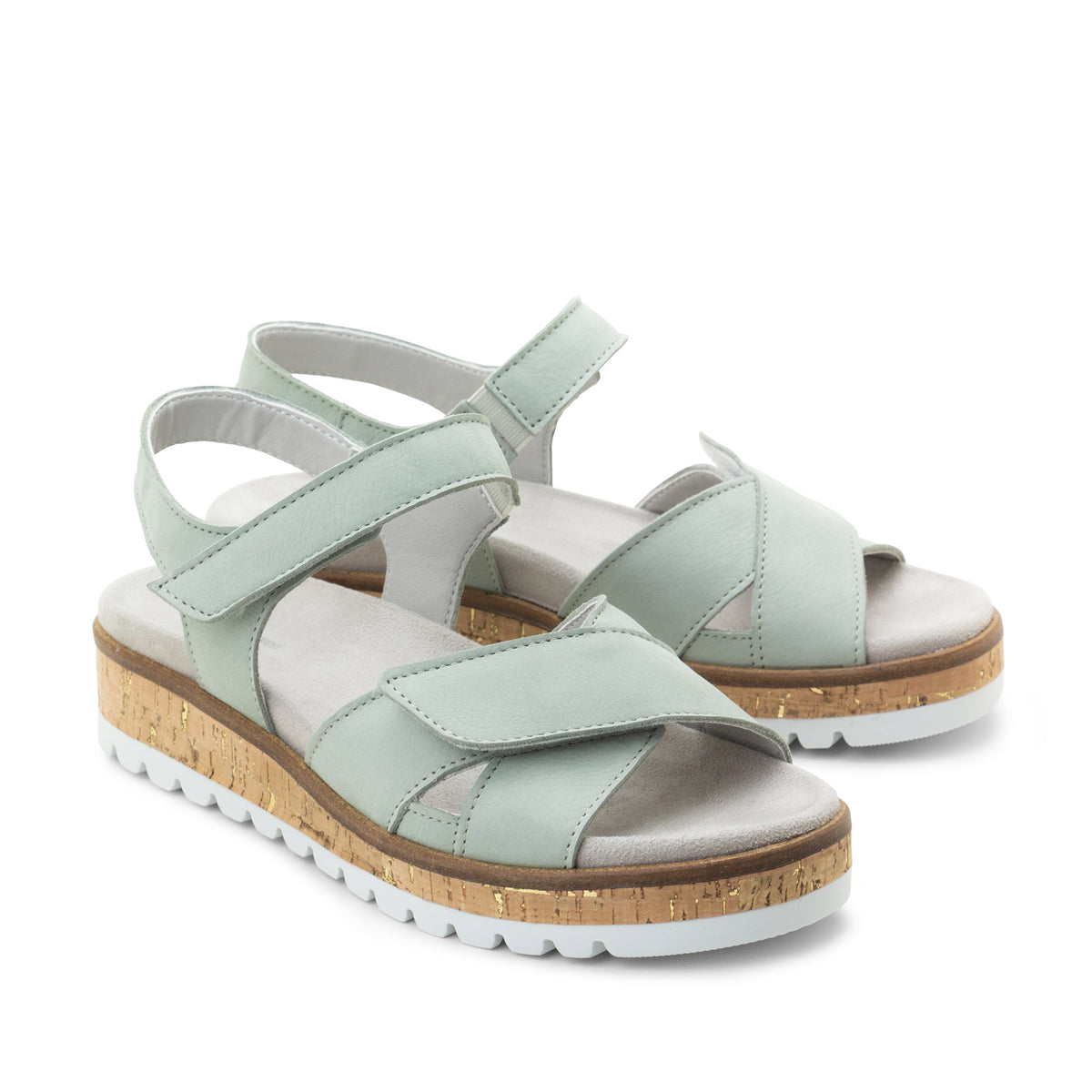 Rebecca Leather Adjustable Sandals