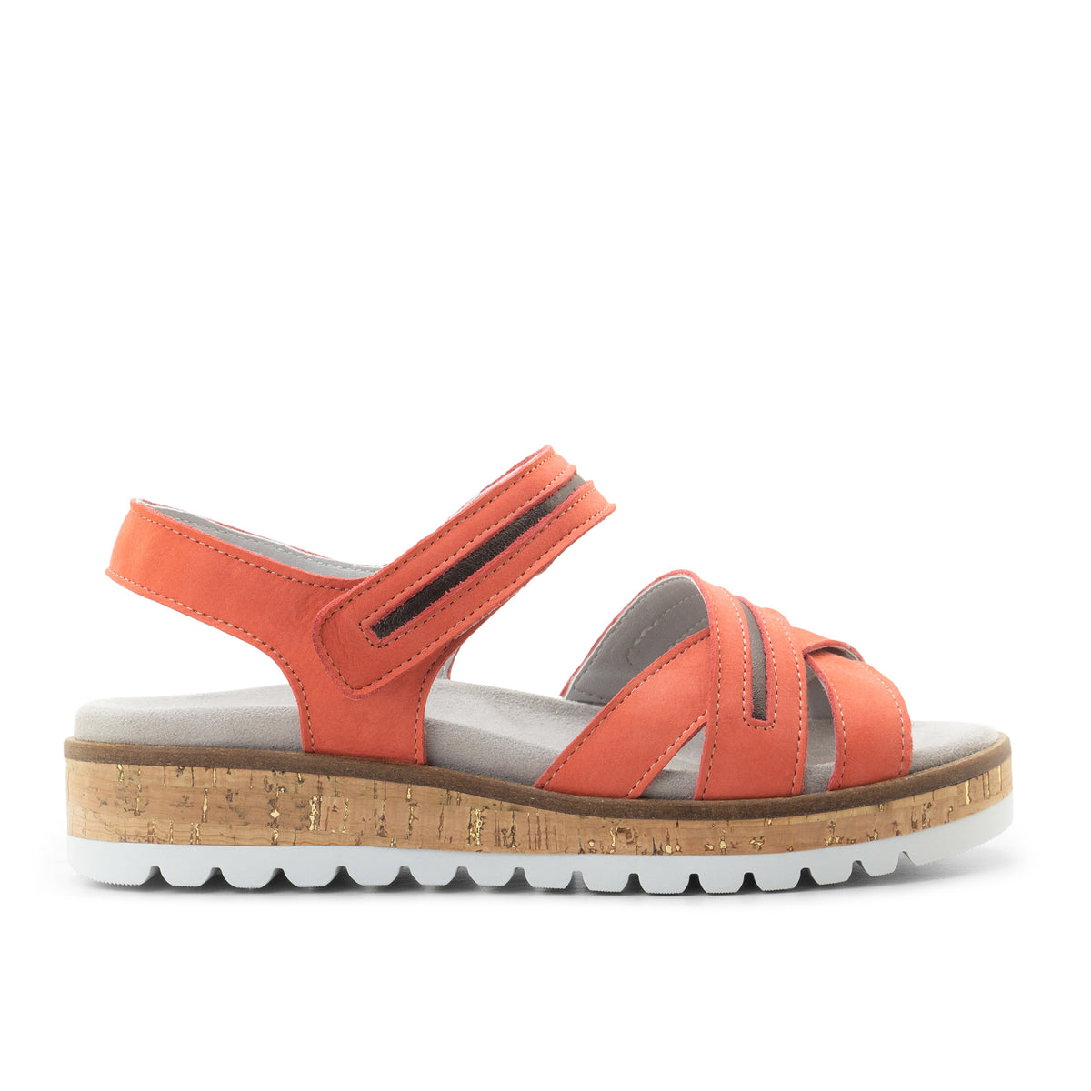 Ruby Leather Strappy Adjustable Sandals
