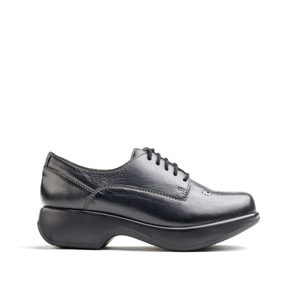 Sade Leather Lace-Up Comfort Shoe