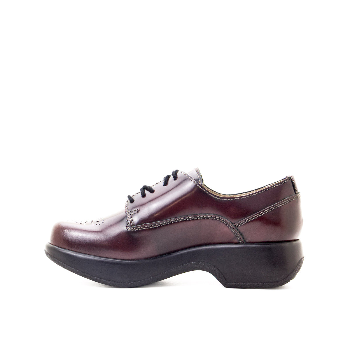 Sade Leather Lace-Up Comfort Shoe