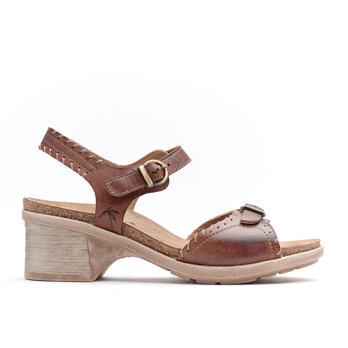 Sandy Leather Adjustable Sandals