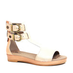 Sophie Metallic Leather Gladiator Sandals