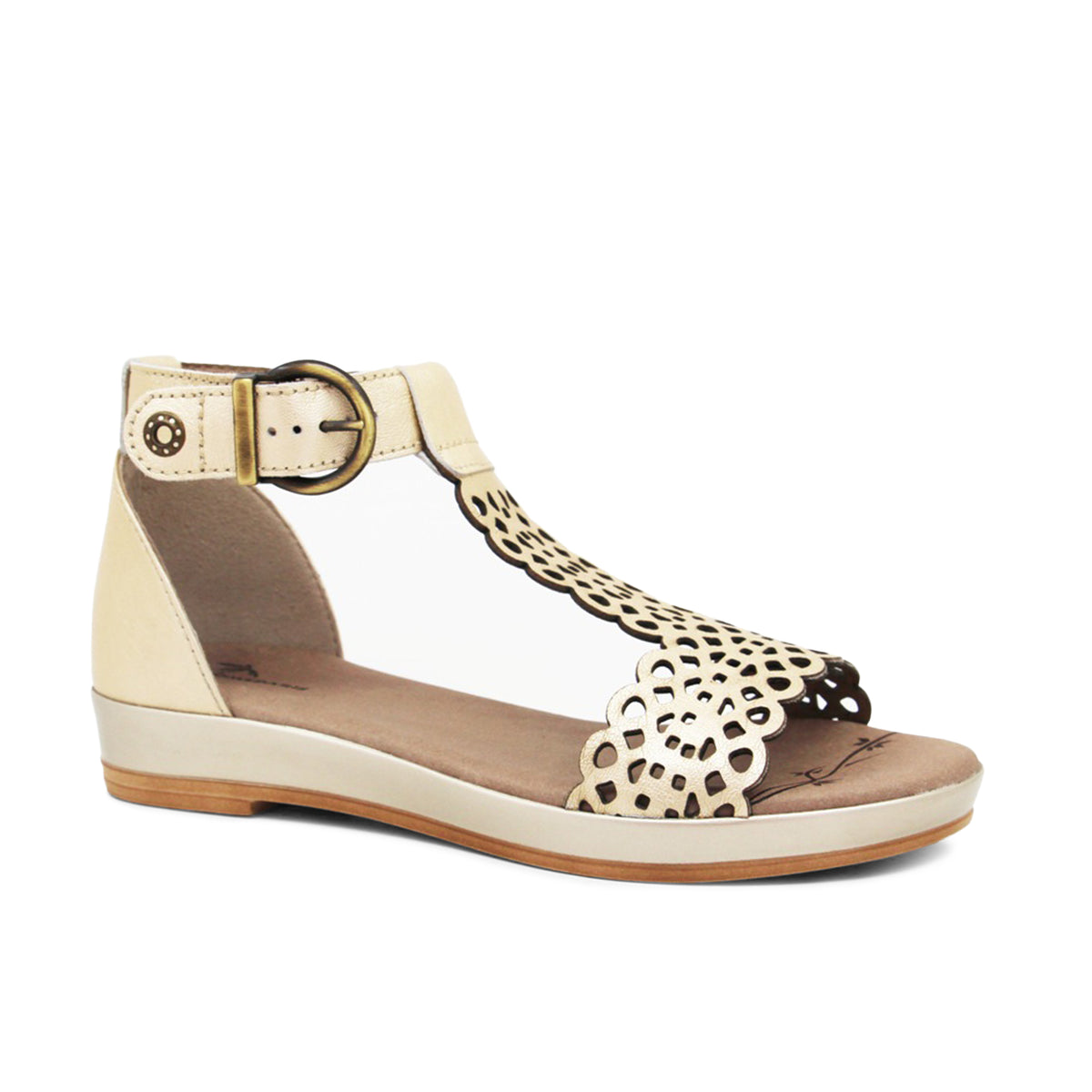 Suri Metallic Leather Sandals
