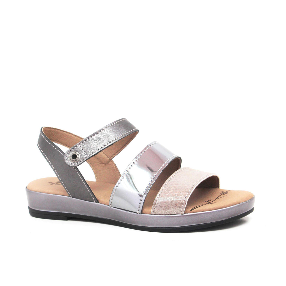 Suzie Metallic Leather Sandals
