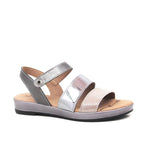 Suzie Metallic Leather Sandals